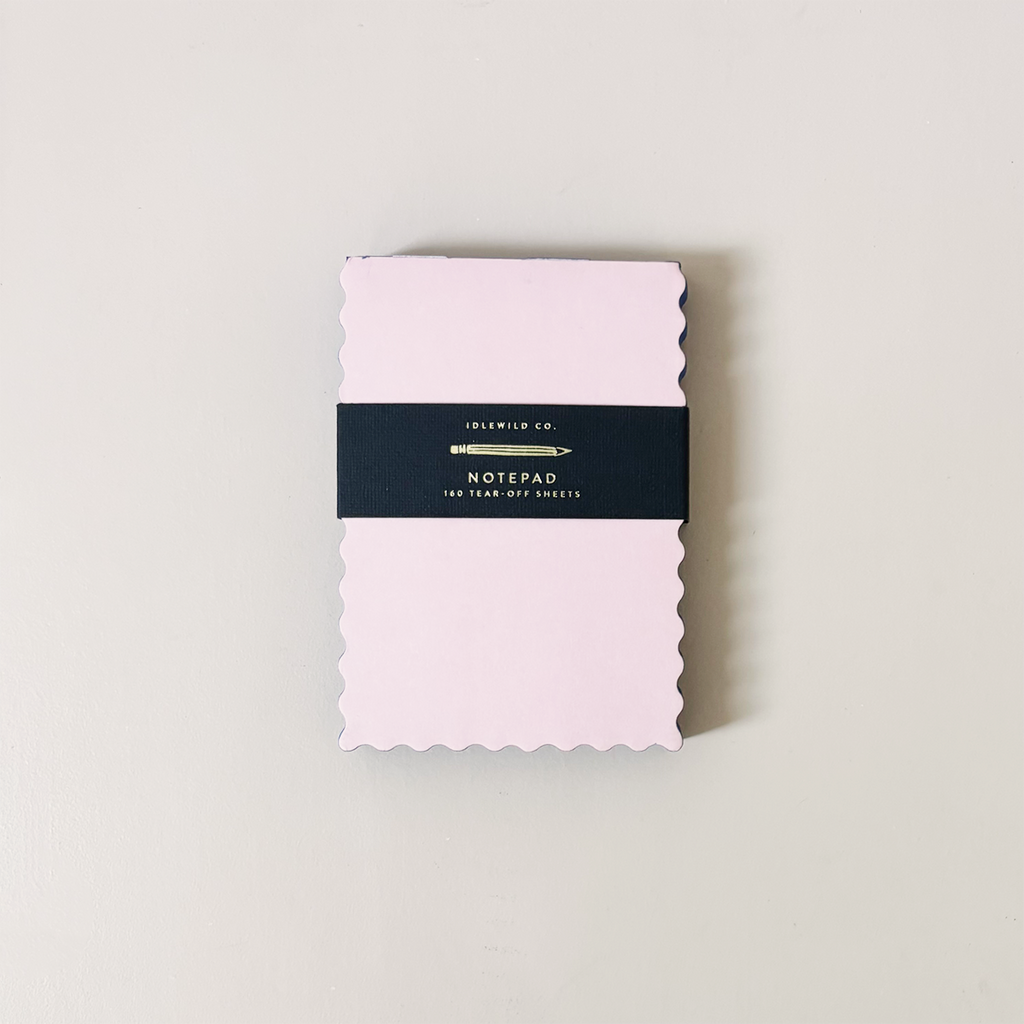 Mini Wave Notepad Peach + Indigo