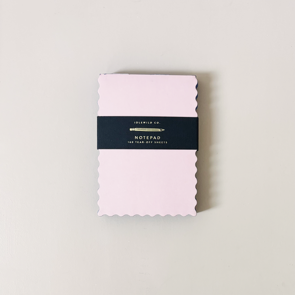 Mini Wave Notepad Peach + Indigo