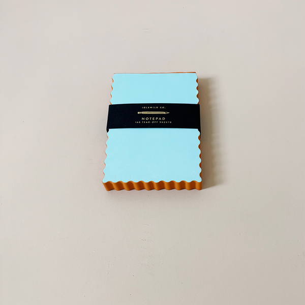 Mini Wave Notepad Sky + Tangerine