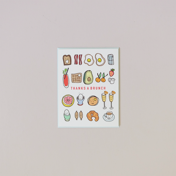 Thanks a Brunch Note Card