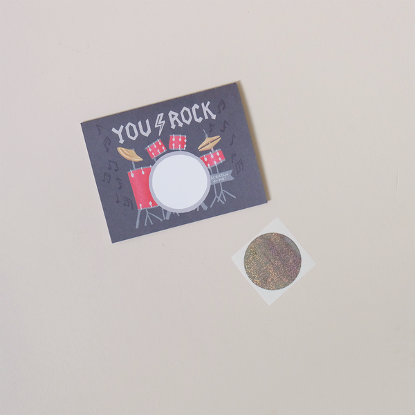 Scratch-Off You Rock Note Card
