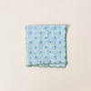 Scalloped Edge Napkins Blue Set/4
