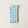 Scalloped Edge Napkins Blue Set/4