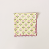 Scalloped Edge Napkins Butter Yellow Set/4