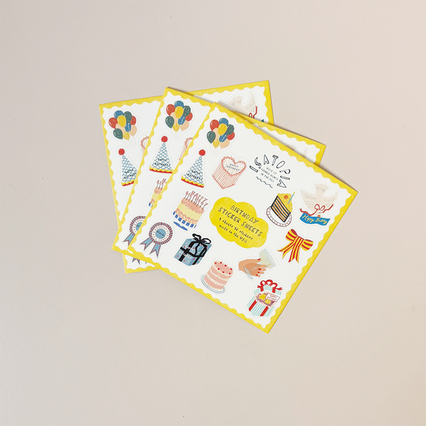 Birthday Sticker Sheets