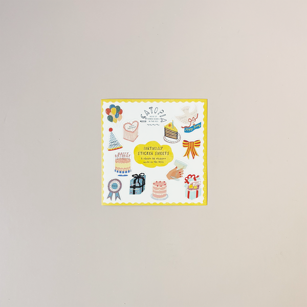 Birthday Sticker Sheets