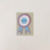 Bravo Ribbon Die Cut Note Card