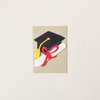Graduation Cap Die Cut Note Card