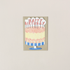 Happy Birthday Cake Die Cut Note Card