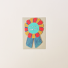 Hip Hip Hooray Medallion Die Cut Note Card