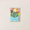 Thank You Flowers Die Cut Note Card
