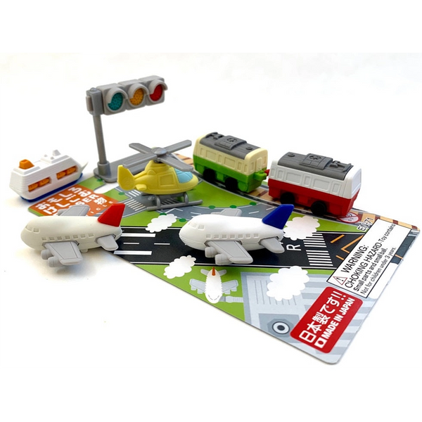 Transportation Eraser Set