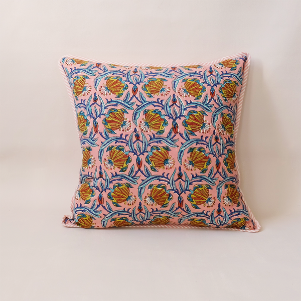 Jaipur Pillow Cover Peach