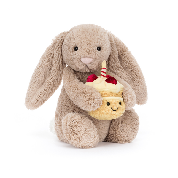 Bashful Beige Bunny Birthday