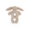 Bashful Bunny Beige Ring Rattle