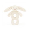 Bashful Bunny Cream Ring Rattle