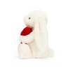 Bashful Bunny Red Love Heart