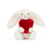 Bashful Bunny Red Love Heart