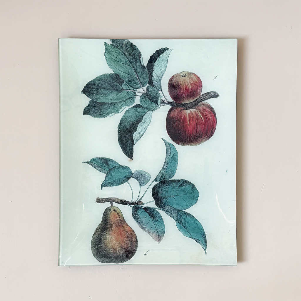 11"x14" Rectangle Tray, Apples & Pears (P 194)