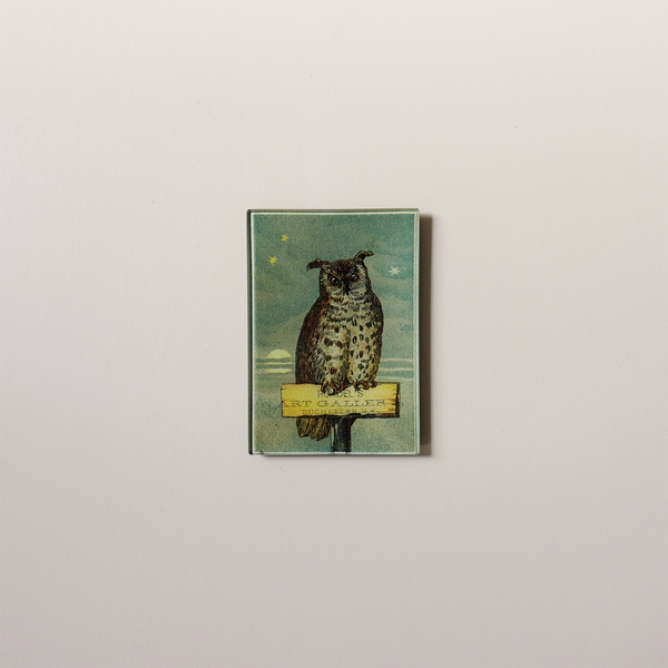 3.5"x5" Rectangle Dish, Owl Gallery