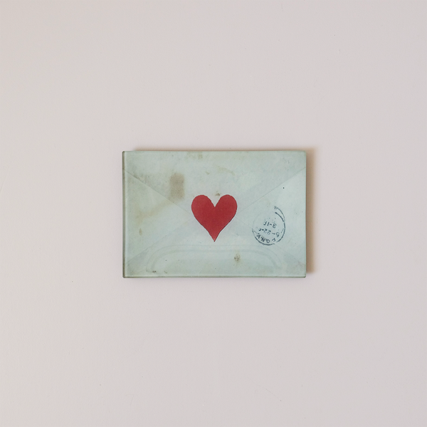 4.5"x6" Rectangle Tray, Love Letter