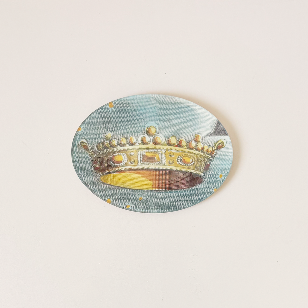 5" x 7" Oval Dish, Crown