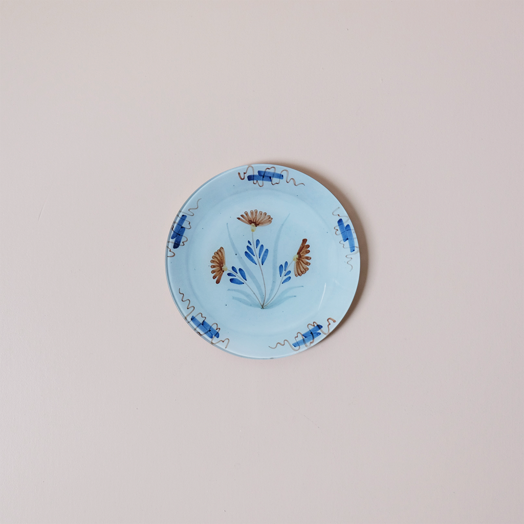 7" Round Dish, Delft #8