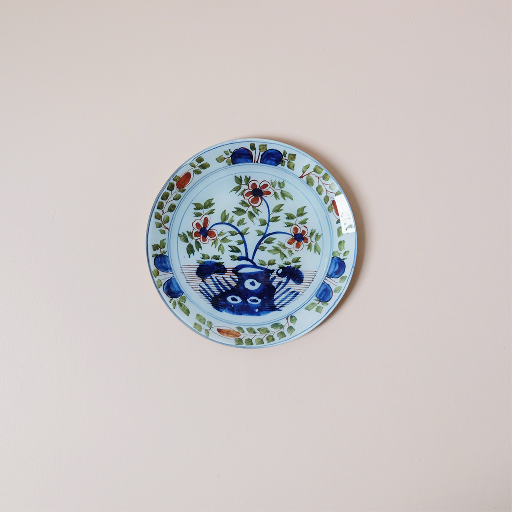 8" Round Dish, Delft #19