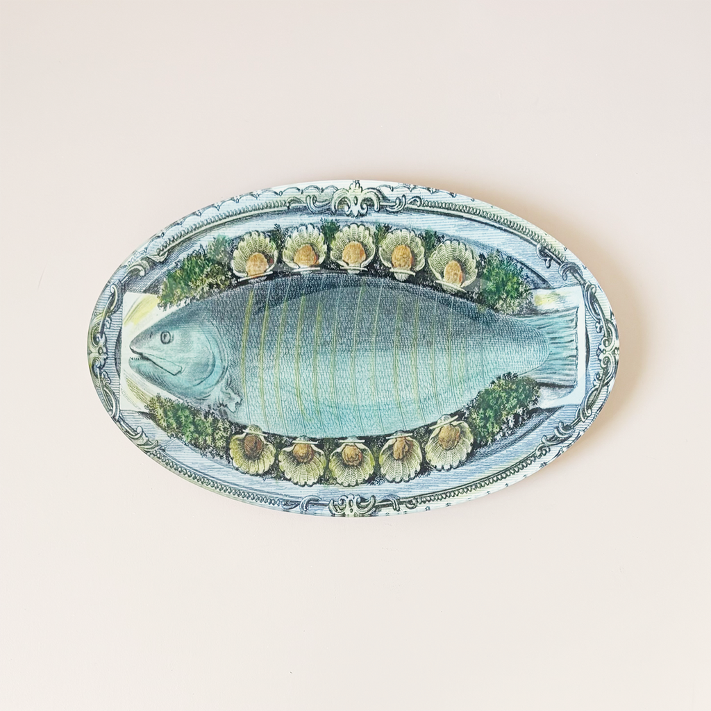 9" x 14" Deep Oval, Salmon