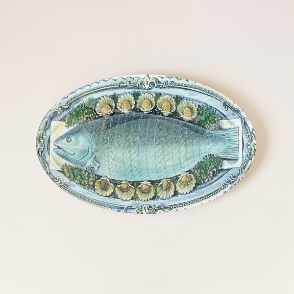 9" x 14" Deep Oval, Salmon