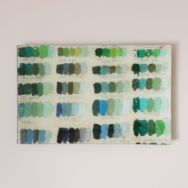 9"x14" Rectangle Dish, Green Tones (Painter's Studio)
