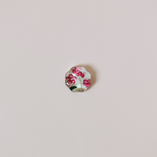 Octagonal Charm Paperweight, Mountain Ash Berries