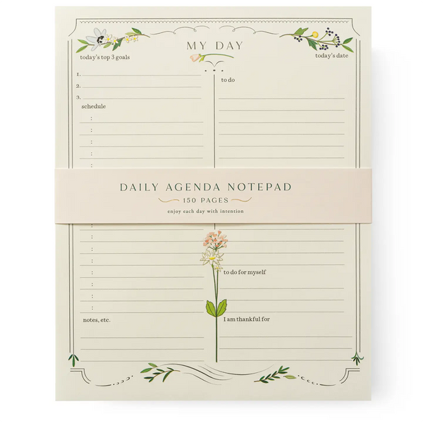The Daily Agenda Notepad