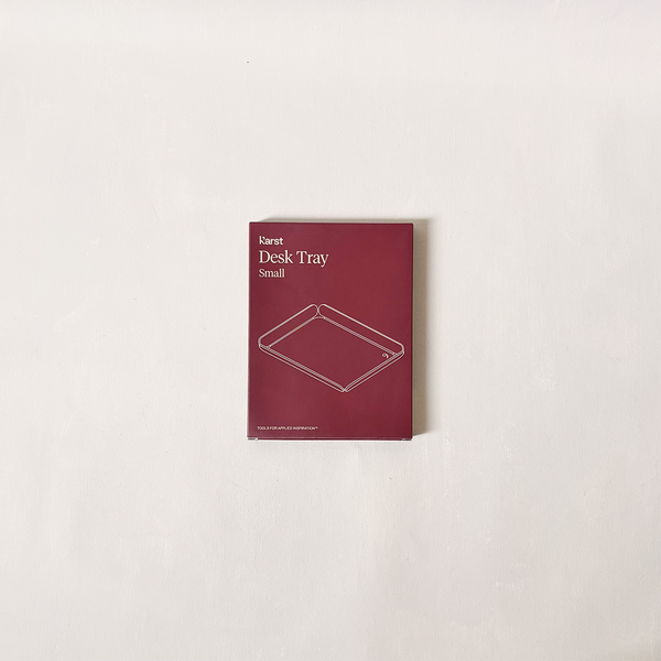 Desk Tray Small Burgundy