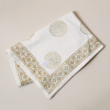 Gold Medallion Tablecloth 67" x 120"