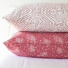 Standard Pillowcase Cranberry Star