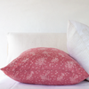 Standard Pillowcase Cranberry Star