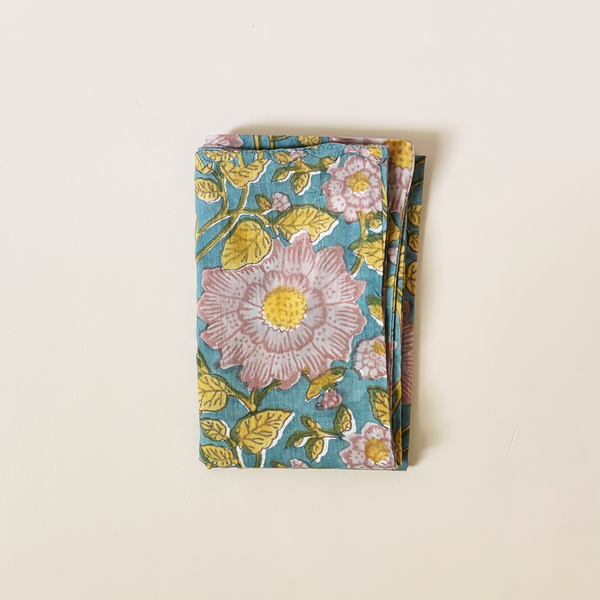 Standard Pillowcase Indian Flowers