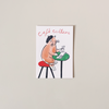 Cafe Culture Cat Note Card