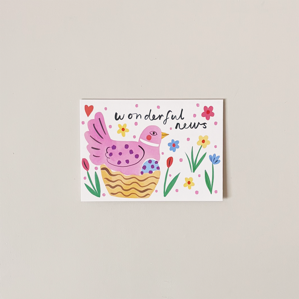 Expecting Hen Note Card