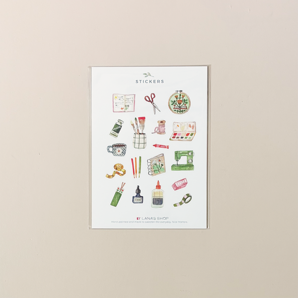 Arts & Crafts Sticker Sheet