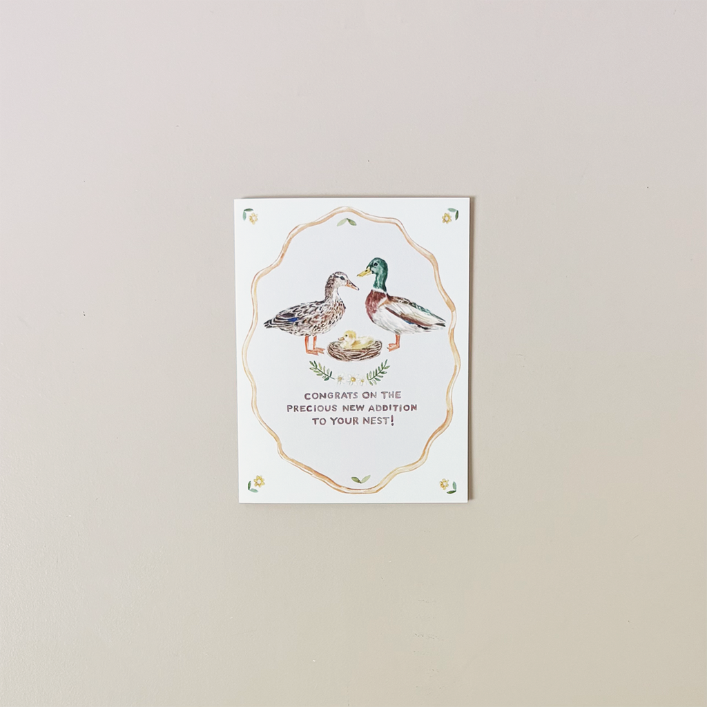 Baby Little Duckling Note Card