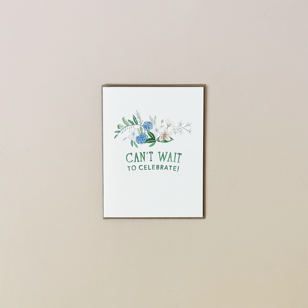 Can't Wait Blooms Note Card