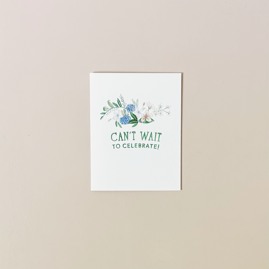 Can't Wait Blooms Note Card