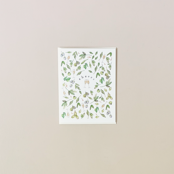 Champagne Cheers Note Card