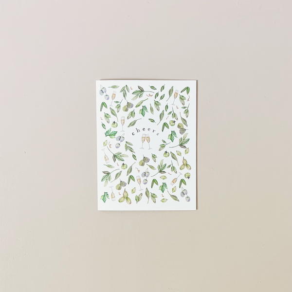 Champagne Cheers Note Card