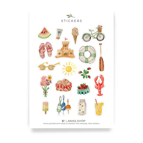 Summer Sticker Sheet