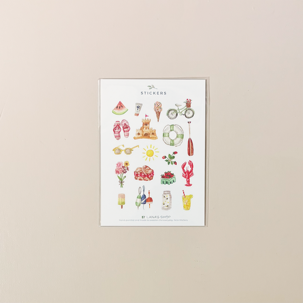 Summer Sticker Sheet
