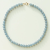 Blue Round Jade Necklace