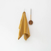 Linen Kitchen Towel Amber Bronze Stripes